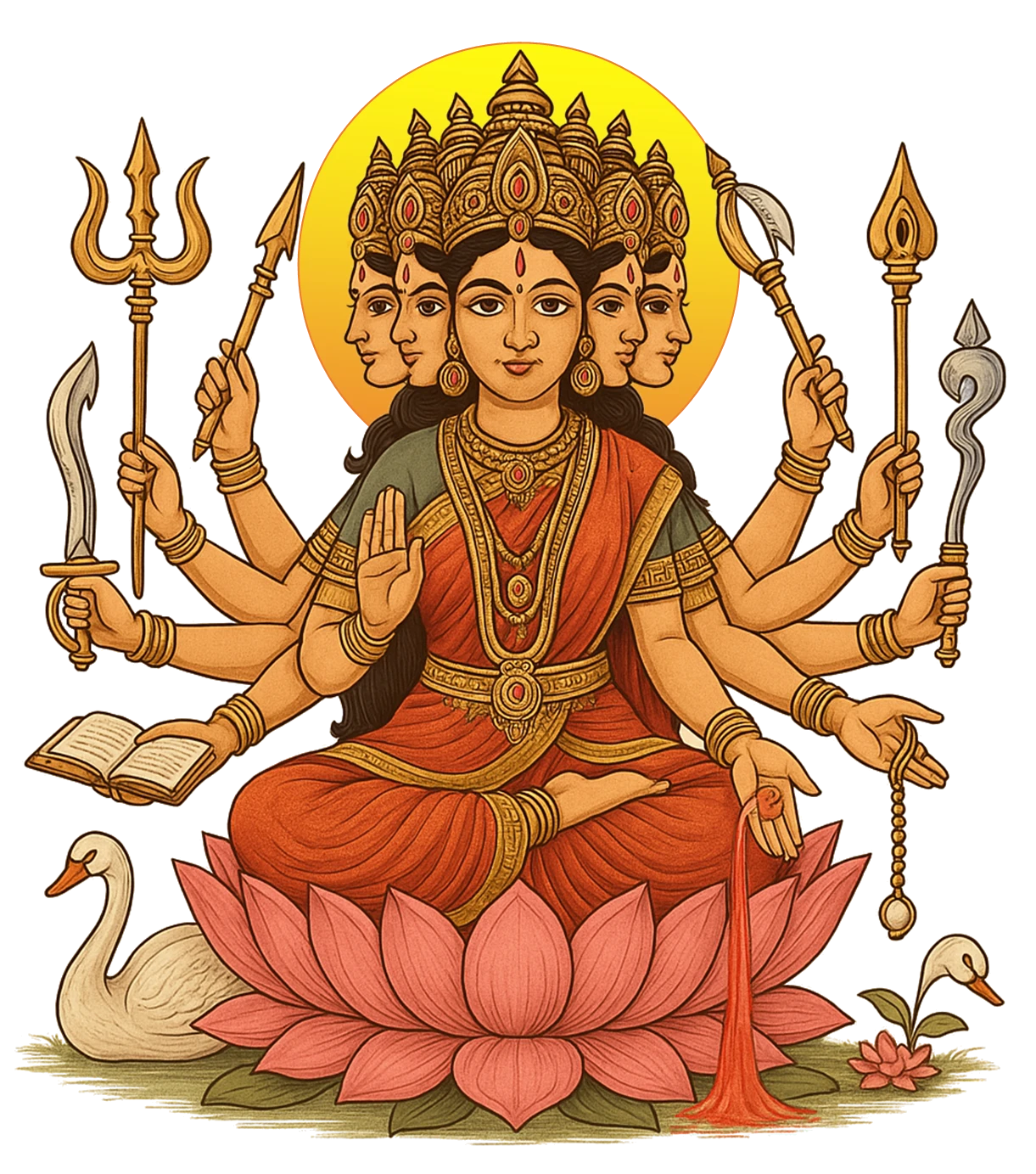 Goddess Gayatri